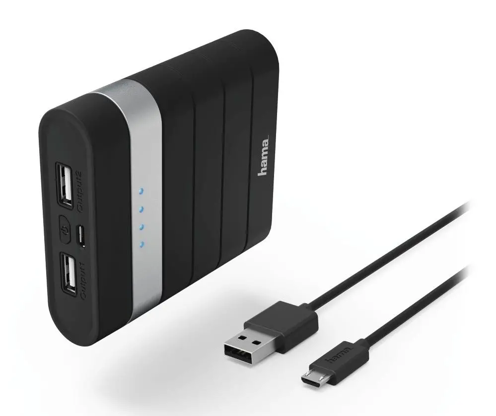 Powerbank Hama Power Pack "Joy" 10400mAh 001374923 Czarny