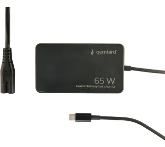 Zasilacz do laptopa Gembird Uniwersalny NPA-AC-PDQC65-01 65W