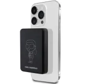 Karl Lagerfeld Outline Ikonik MagSafe 5000 mAh 15W Czarny