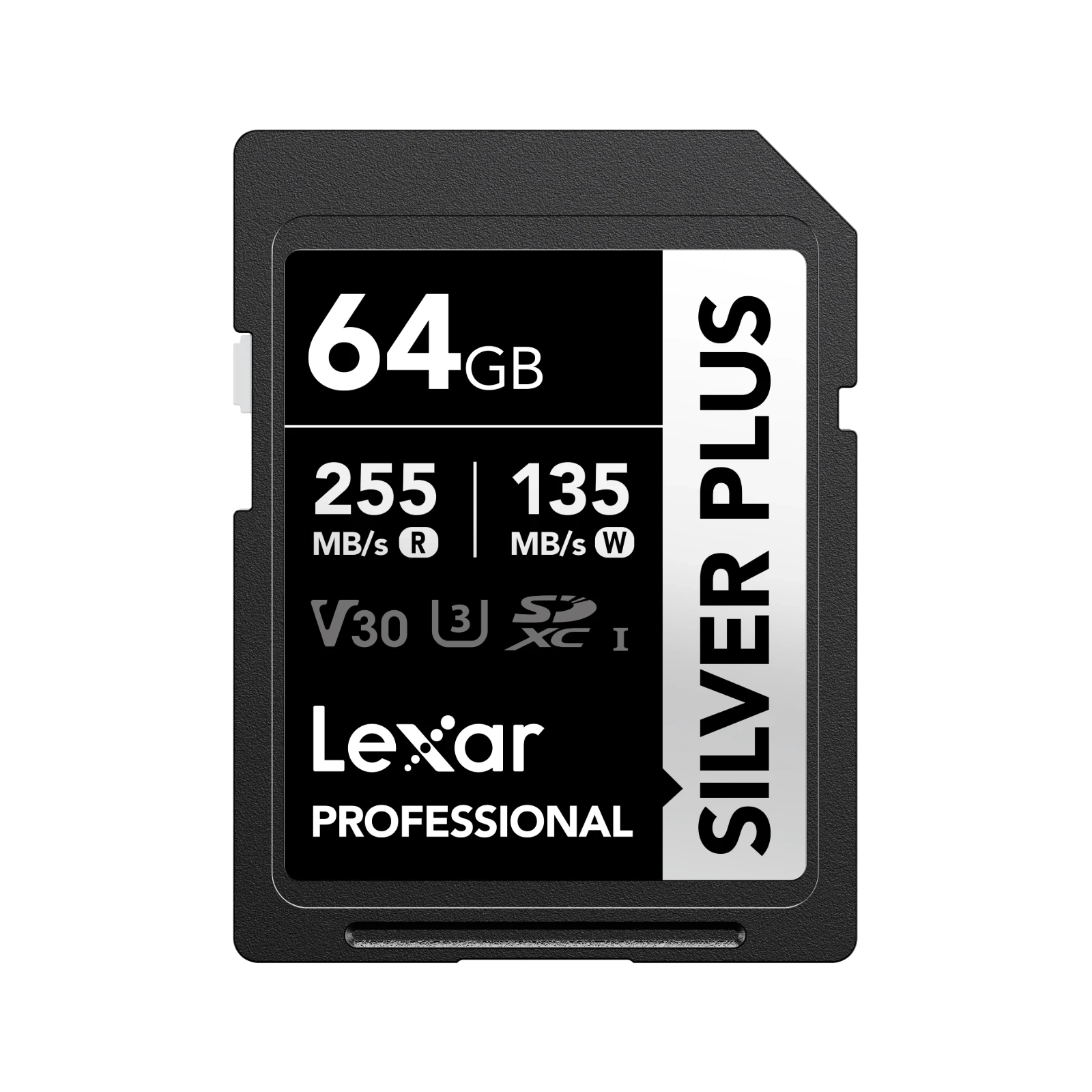 Karta pamięci Lexar SILVER PLUS SDXC 64GB 255/135 V30