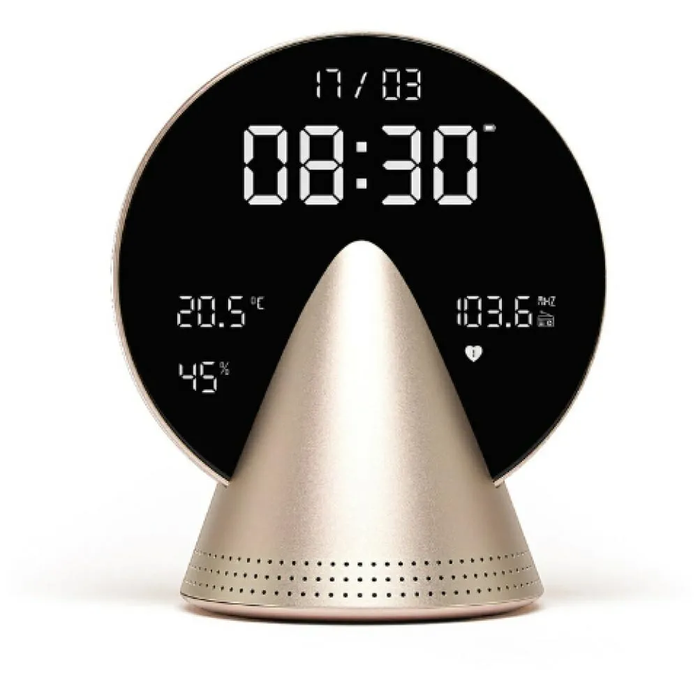 Budzik Lexon Conic Clock Gold LR156GH3 Złoty