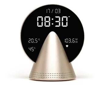 Budzik Lexon Conic Clock Gold LR156GH3 Złoty