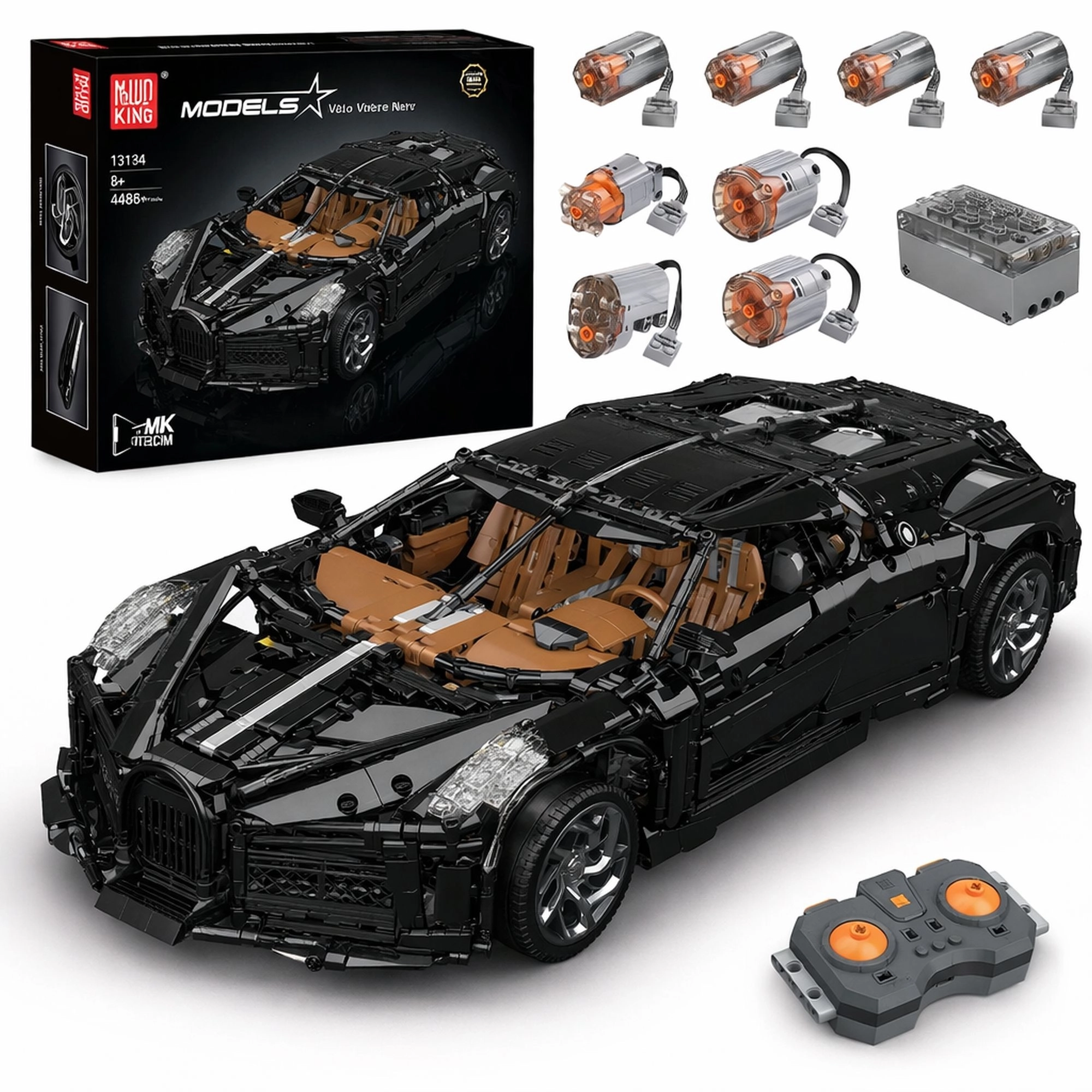 Samochód Mould King MK13163S La Voiture Noire Klocki plastikowe 4800 elementów