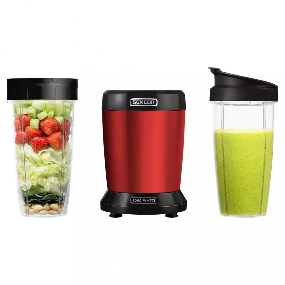 Blender kielichowy Sencor SNB 4301RD 1l 2 butelki