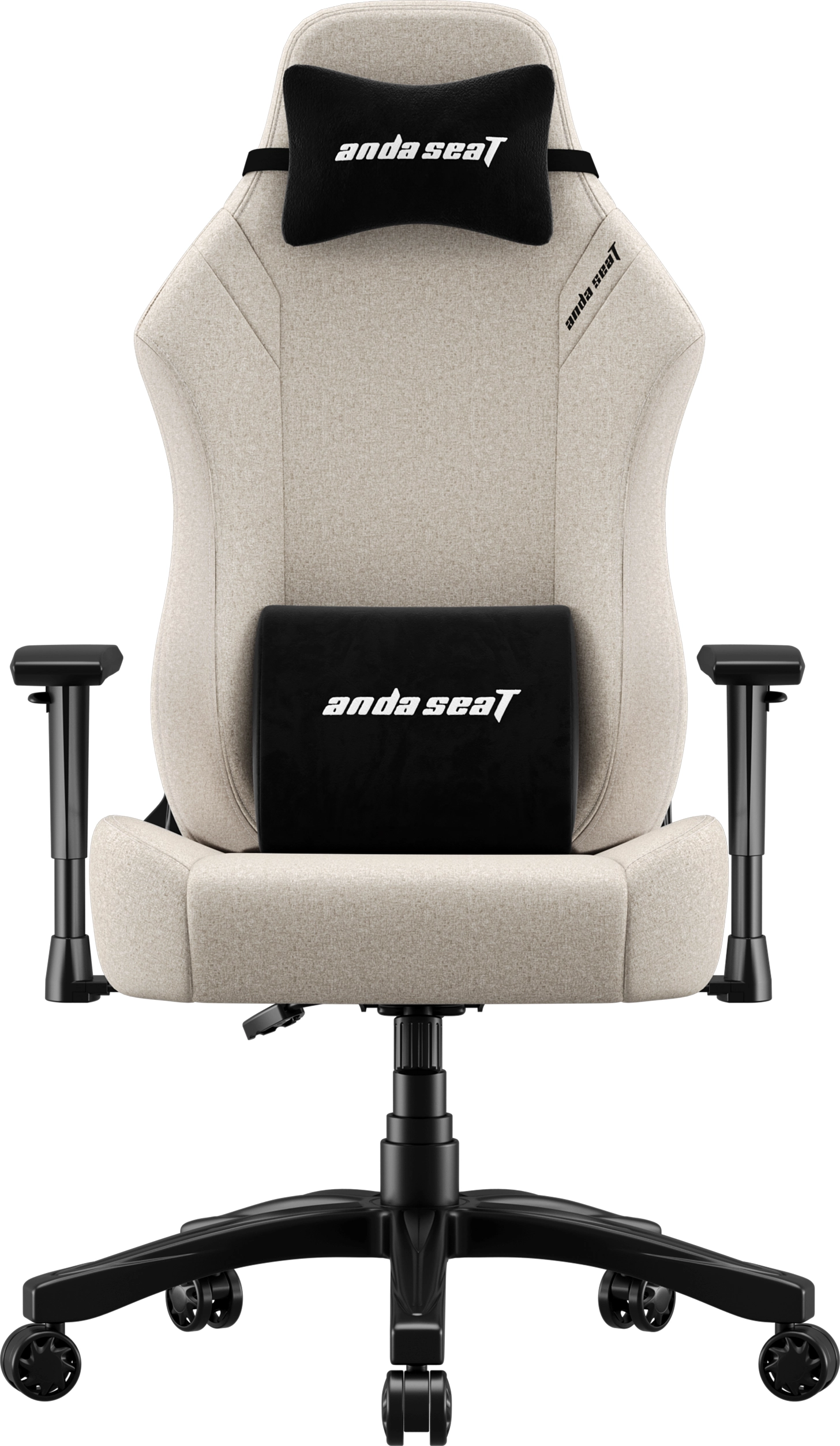 Fotel Anda Seat Luna L Ivory Fabric Gamingowy do 100kg Tkanina Beżowy