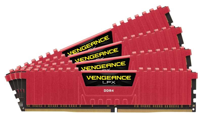 Pamięć RAM Corsair Vengeance LPX DDR4 16GB (4 x 4GB) 2133 CL13