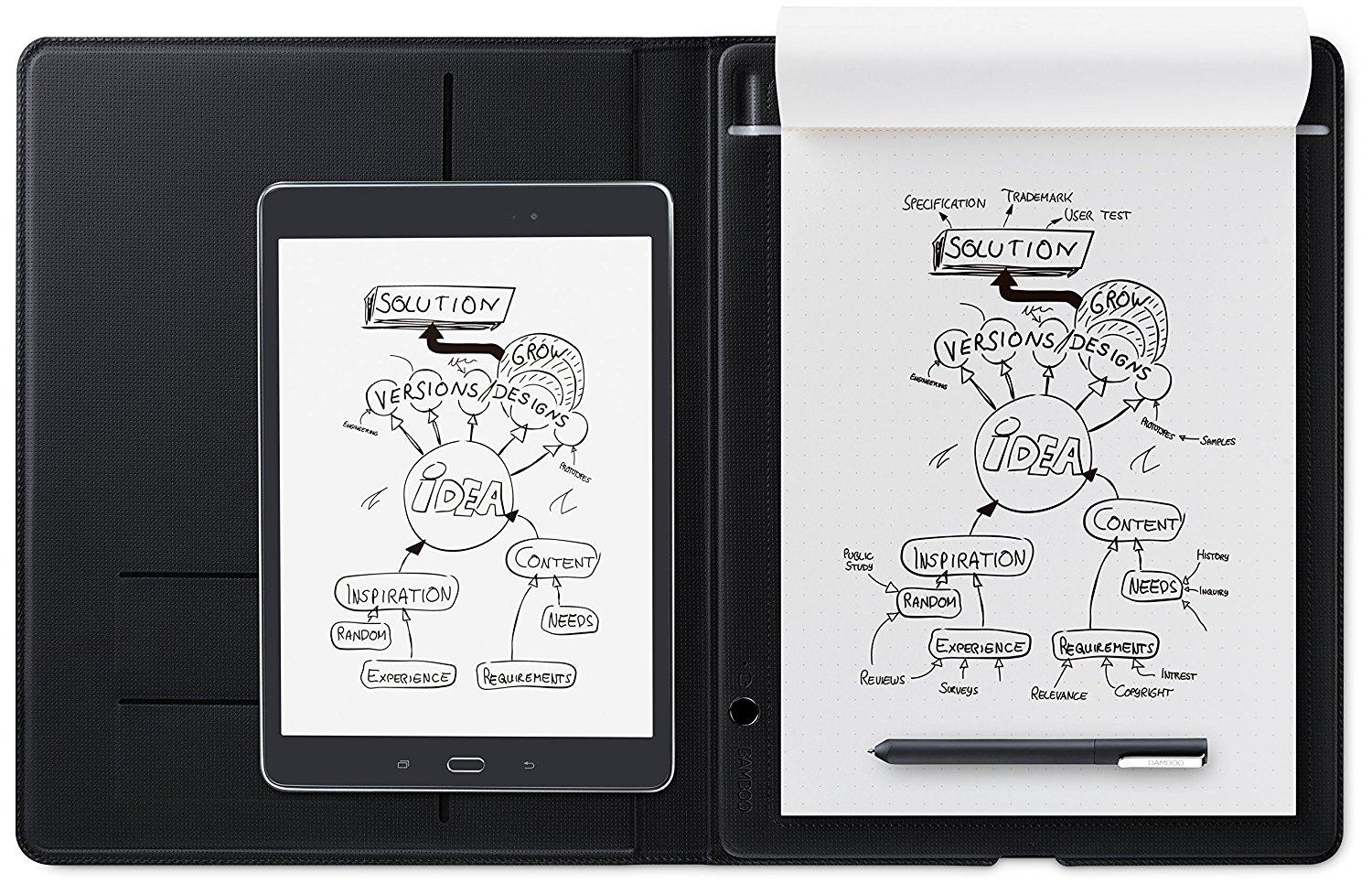 Tablet graficzny Wacom Bamboo Folio L - czarny