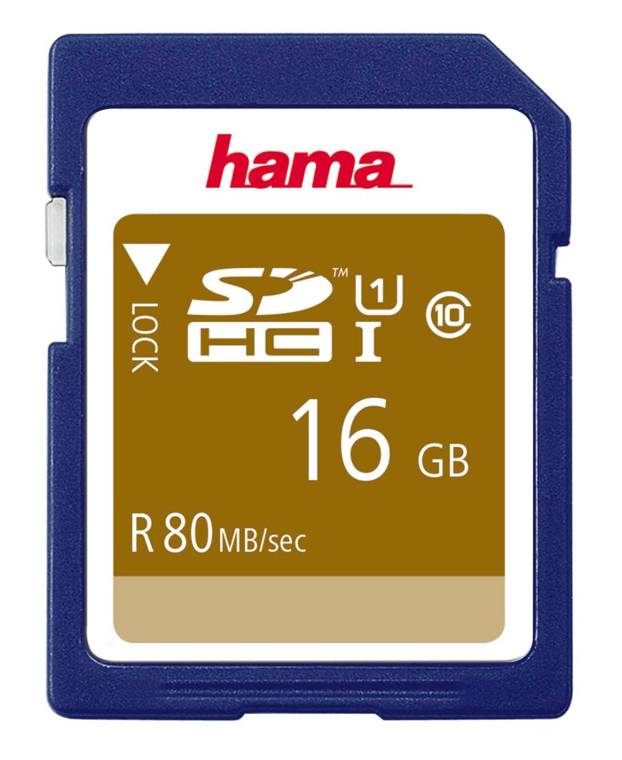 Hama Gold HS SDHC Class 10 UHS-I 16GB