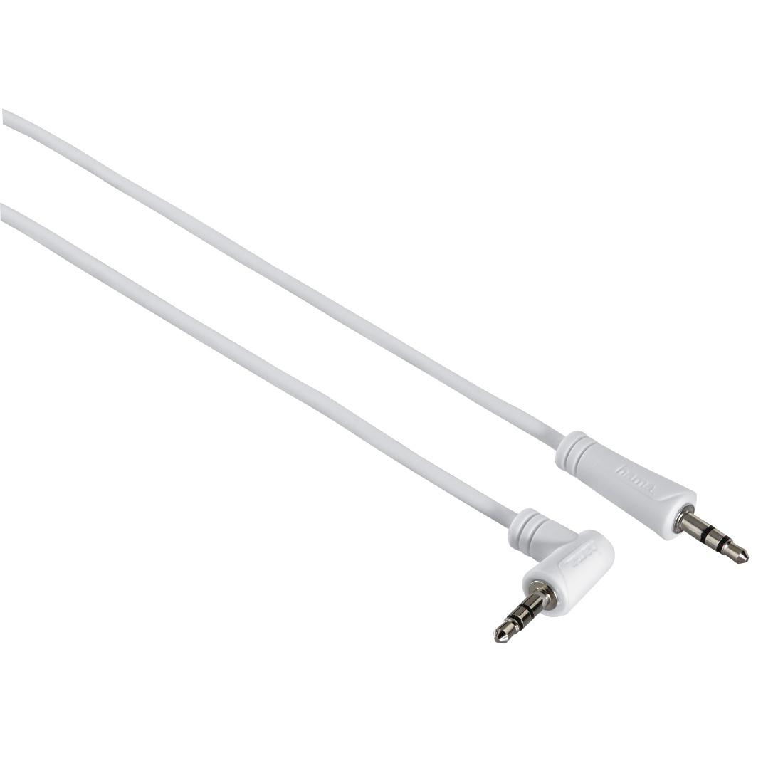Kabel audio Hama 122331 0,5m Biały