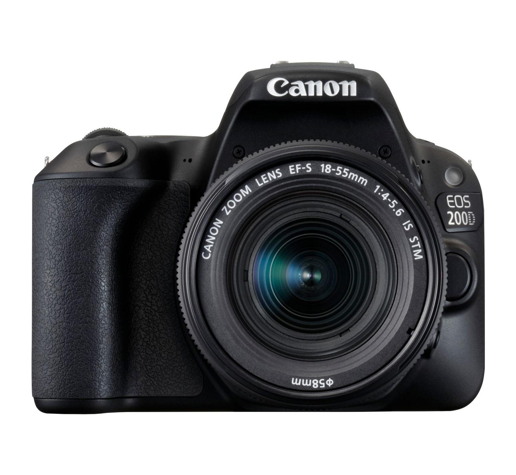 Lustrzanka Canon EOS 200D + EF-S 18-55mm f/4-5.6 IS STM (czarny)
