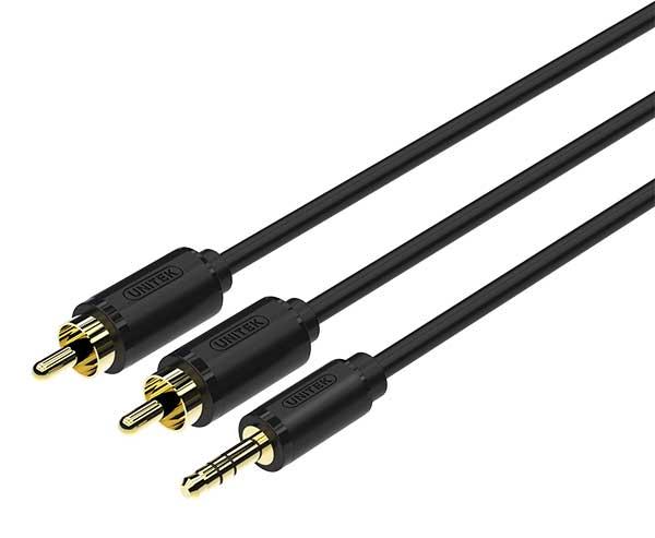 Kabel  audio Unitek Y-C938BK 1,5m Czarny