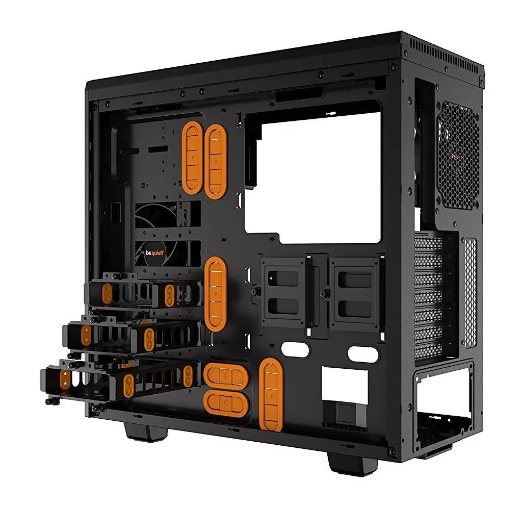 Obudowa be quiet! Pure Base 600 Window Orange Czarno-pomarańczowy
