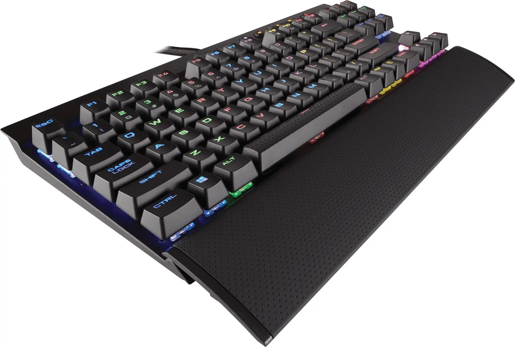 Klawiatura mechaniczna Corsair K65 RapidFire RGB Cherry MX Speed Czarny