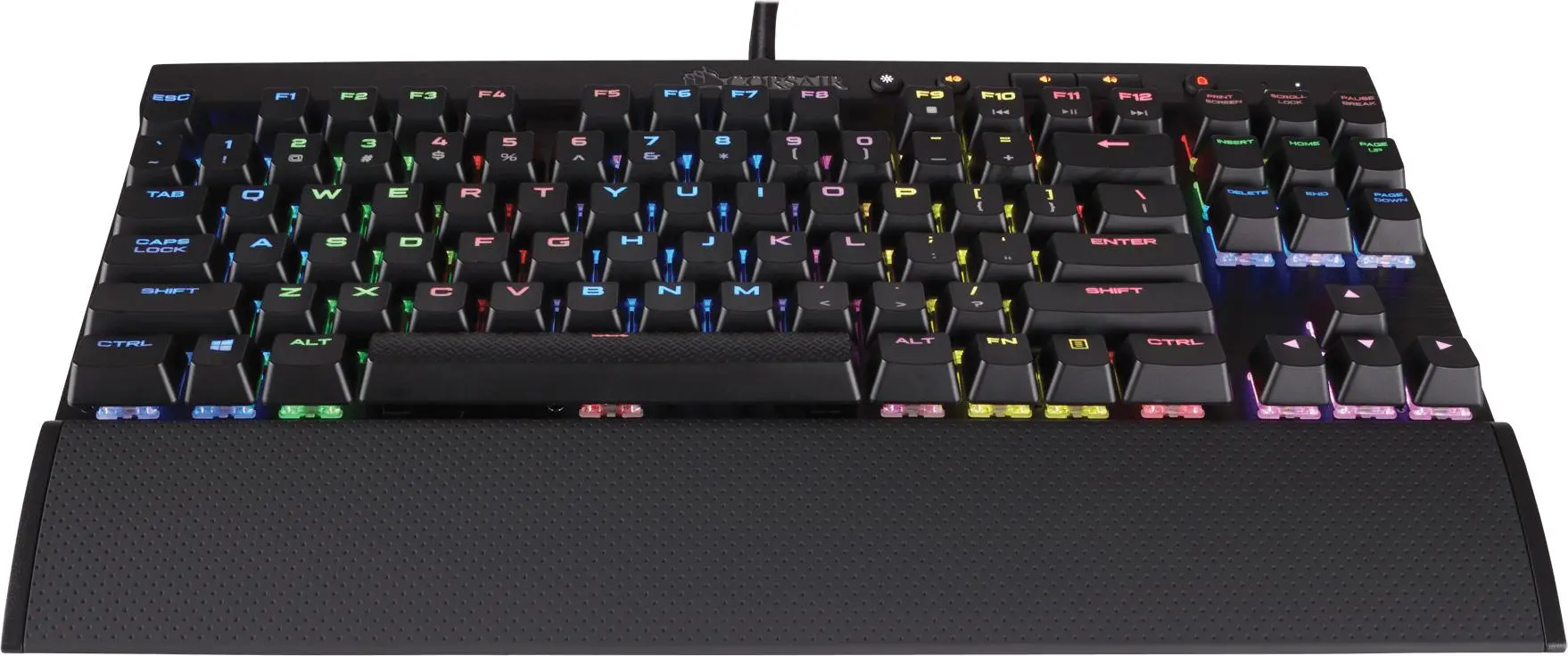 Klawiatura mechaniczna Corsair K65 RapidFire RGB Cherry MX Speed Czarny