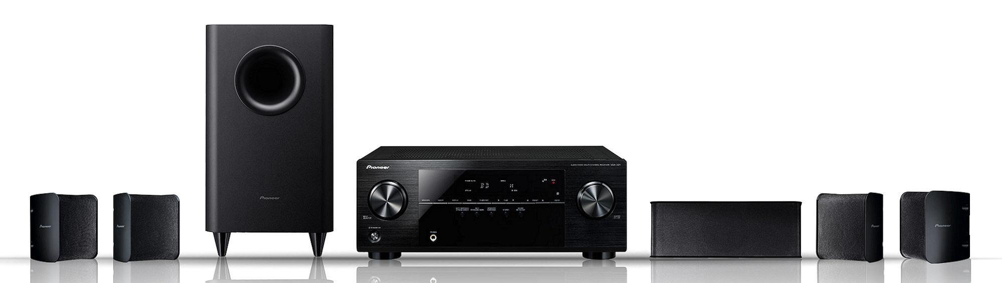 Zestaw kina Pioneer HTP-071 (VSX-321K + S-11P + S-22W)