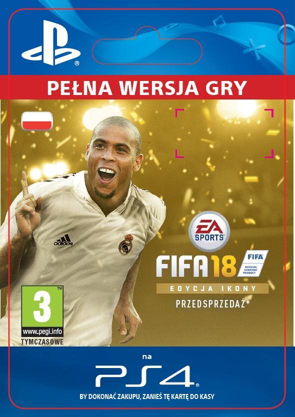 FIFA 18 - Edycja Ikony [kod aktywacyjny] PS4 / PS5