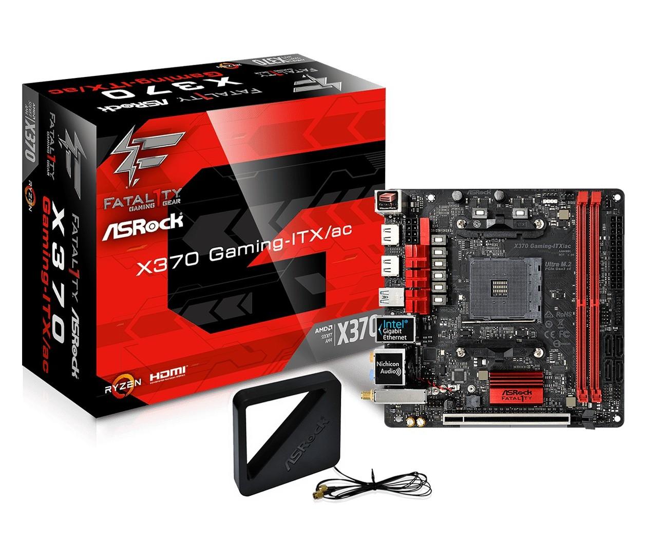 Płyta główna ASrock FATAL1TY X370 GAMING-ITX/AC