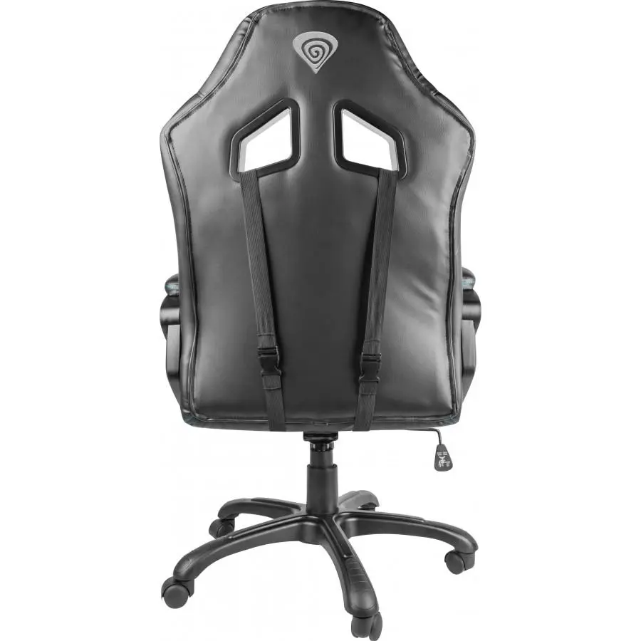 Fotel Genesis Nitro 330 Gamingowy do 120kg Skóra ECO Tkanina Czarno-zielony