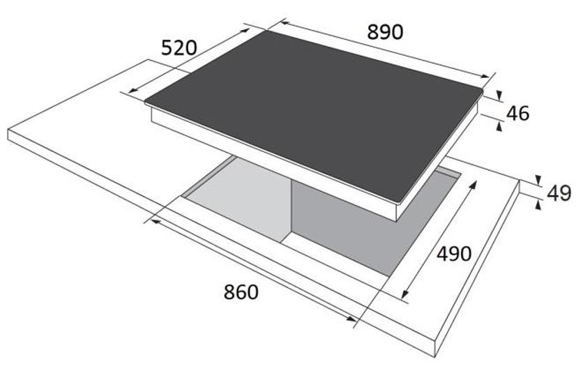 Płyta gazowa Amica PG9511XR IN
