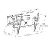 Uchwyt ART AR-52 od 30" do 70" Max 60kg