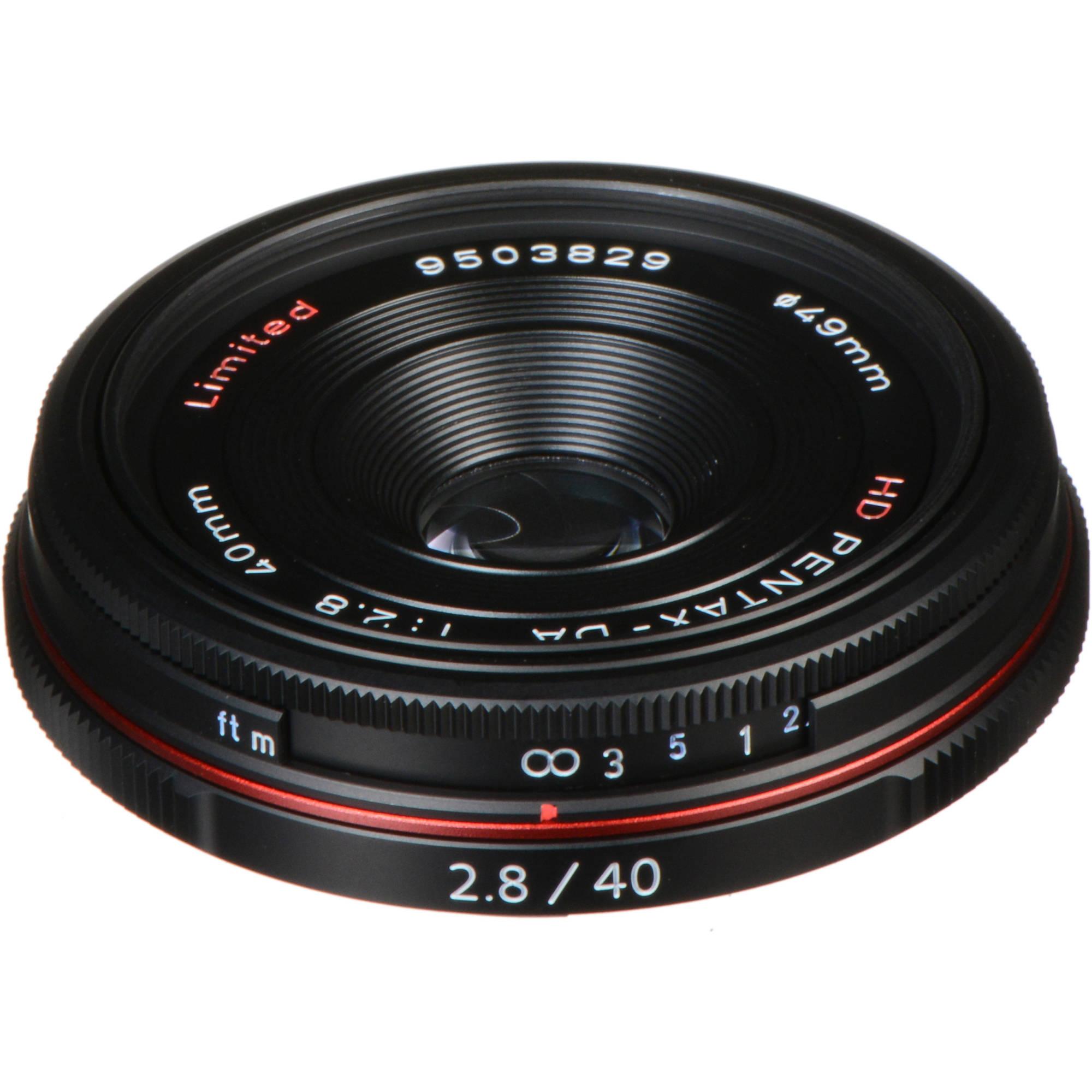 Pentax HD DA 40 mm f/2.8 Limited Lens (czarny)