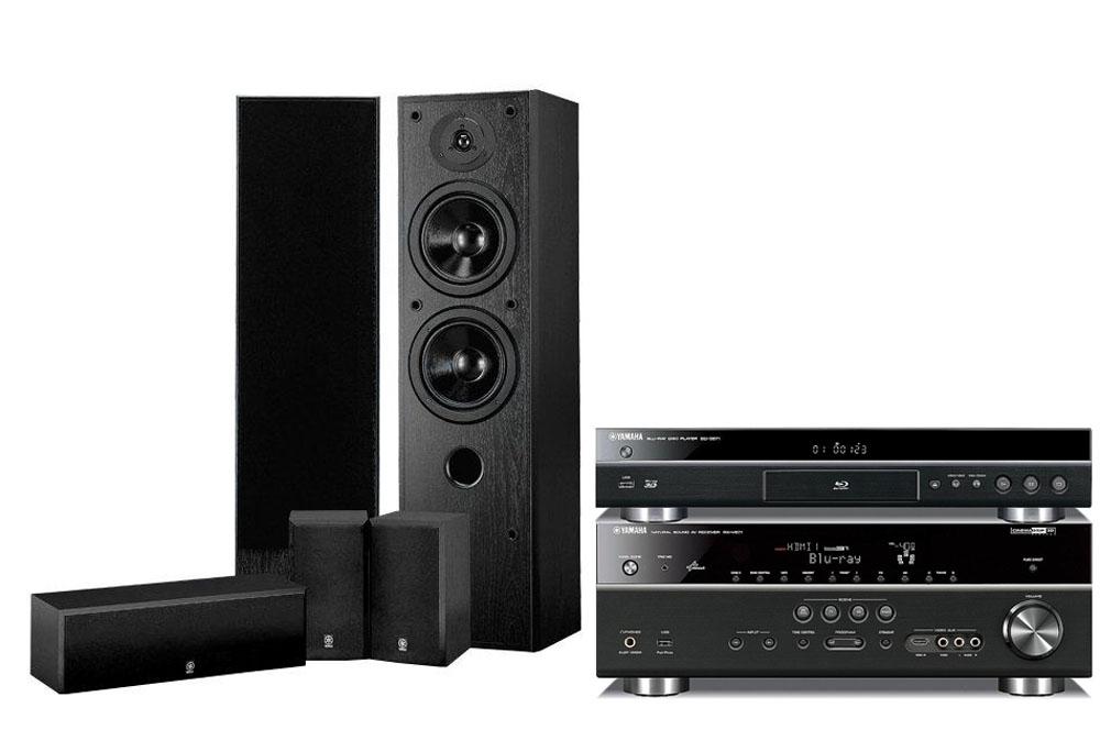 Zestaw kina Yamaha BD-S671B, RX-V671B, NS-50, NS-P60 (czarny)