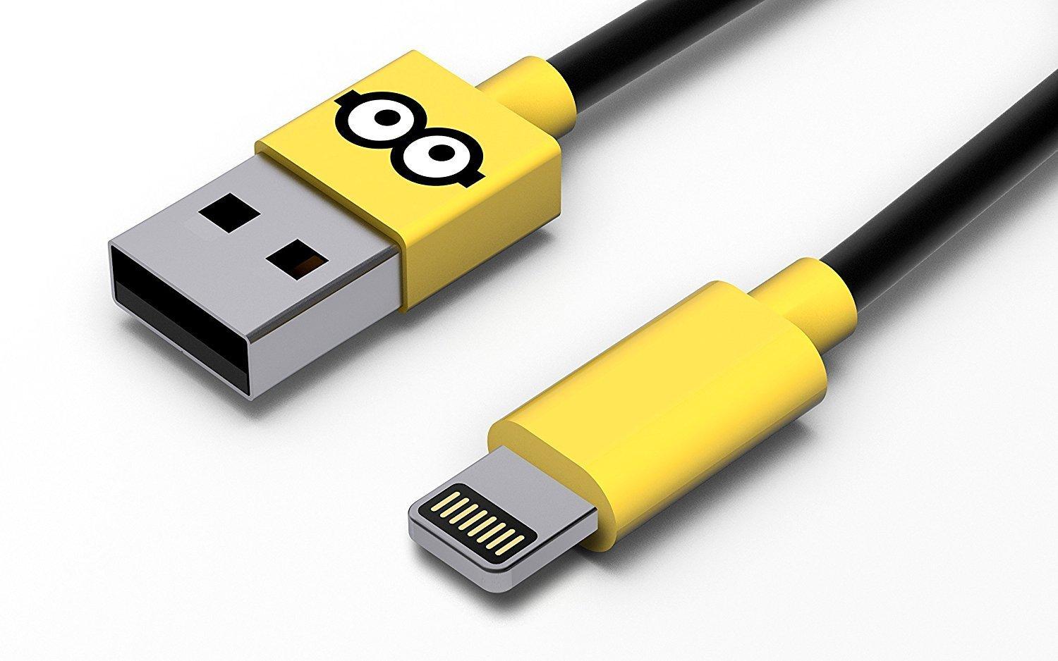 Kabel Tribe CLR22102 Minionki kabel lightning Mfi 120 cm Jail