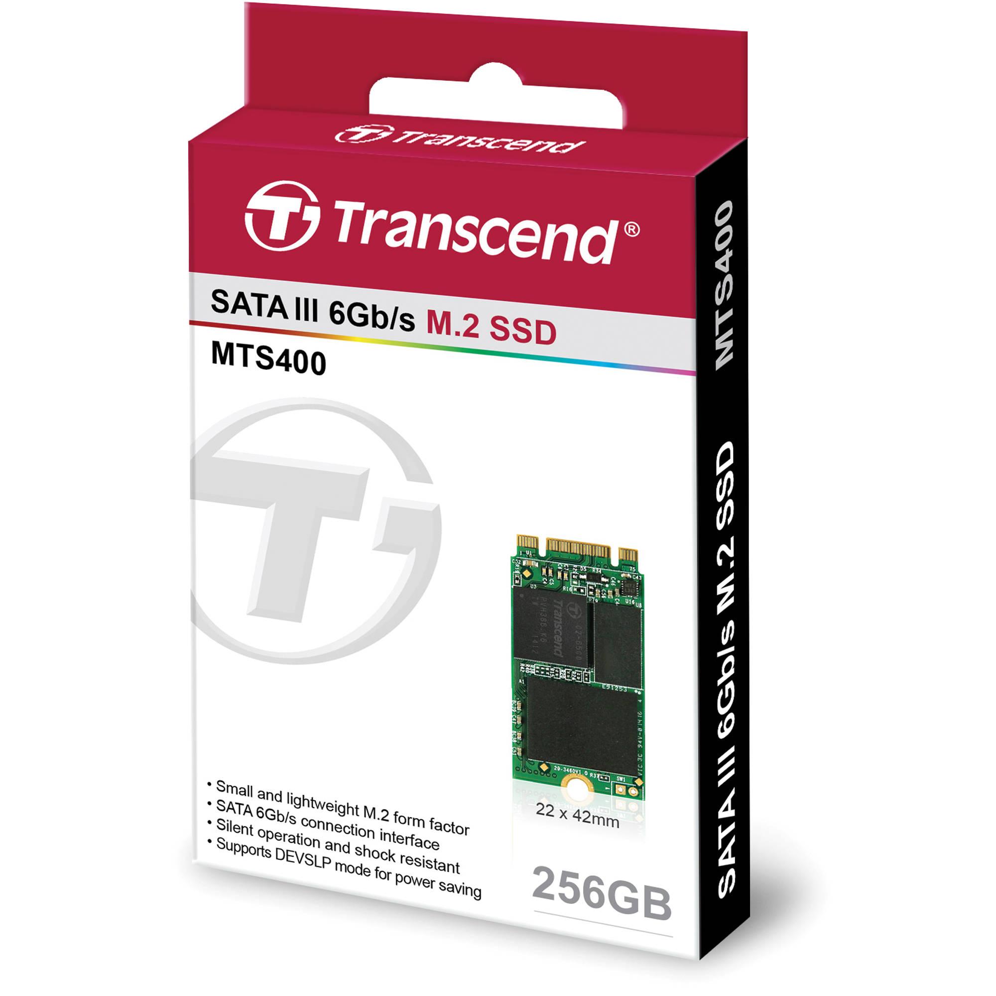 Dysk Transcend MTS400 256GB M.2 SATA III