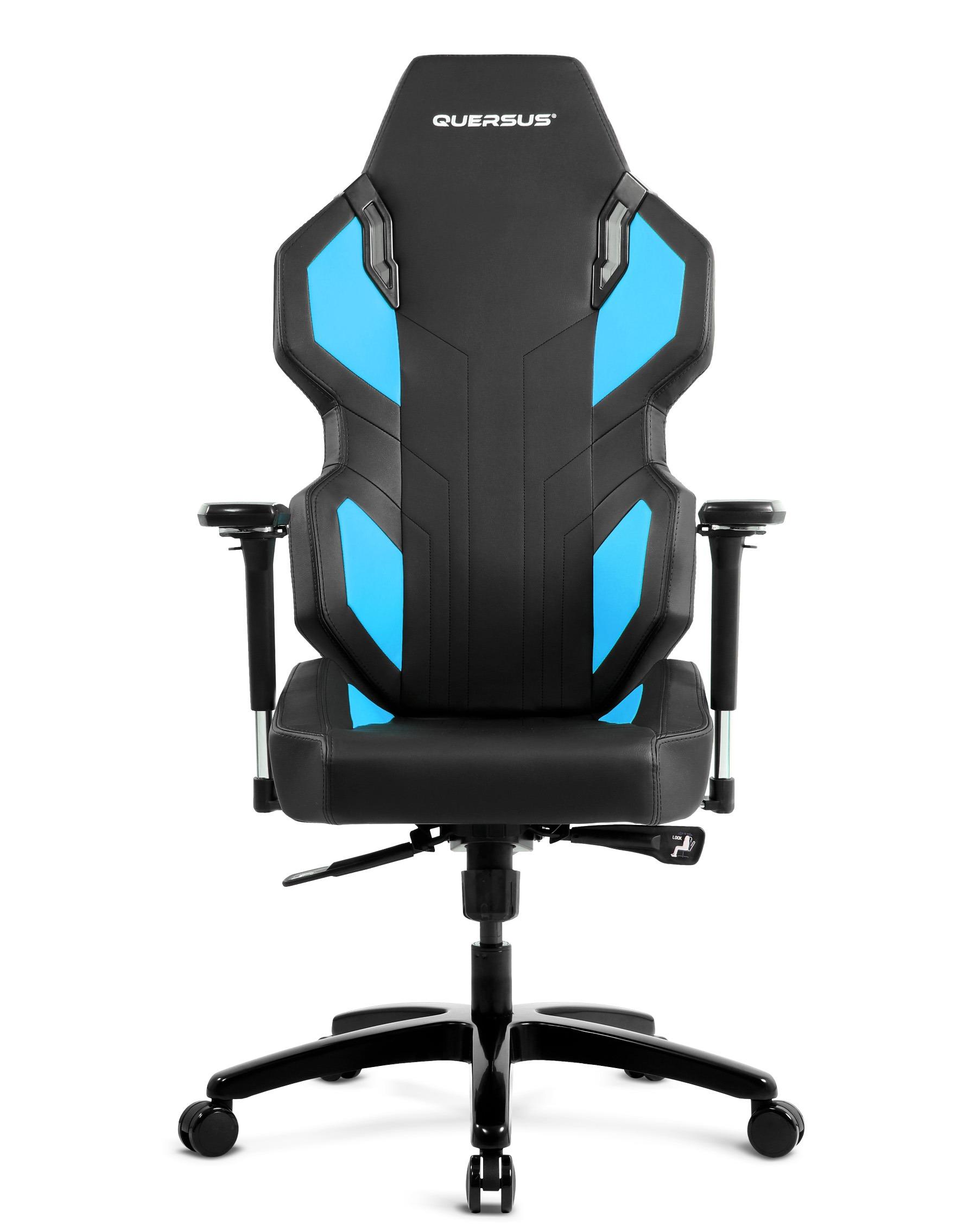 Fotel Quersus E302/XB - EVOS 302 (czarno-niebieski)