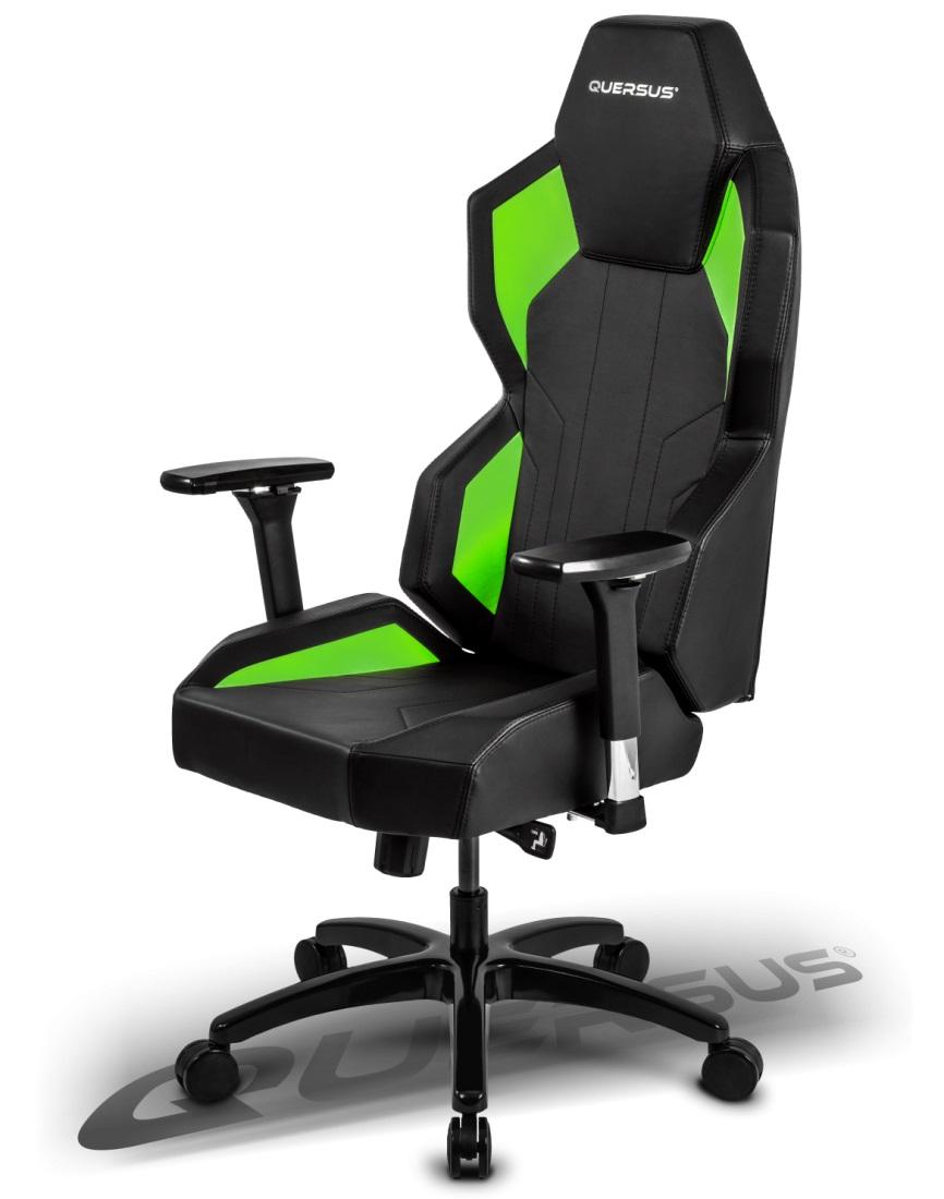 Fotel Quersus G702/XG - GEOS 702 (czarno-zielony)