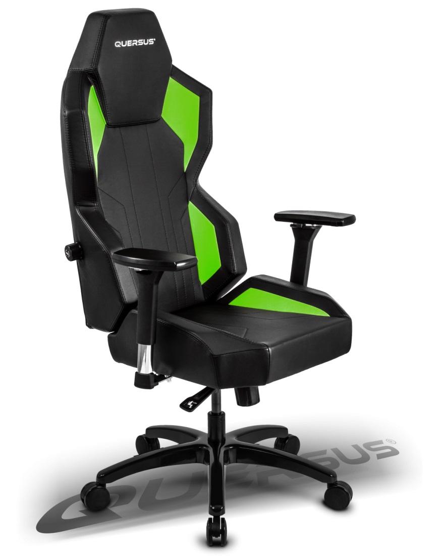 Fotel Quersus G702/XG - GEOS 702 (czarno-zielony)