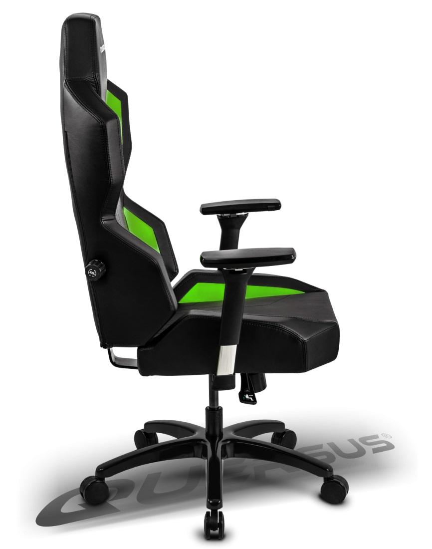 Fotel Quersus G702/XG - GEOS 702 (czarno-zielony)