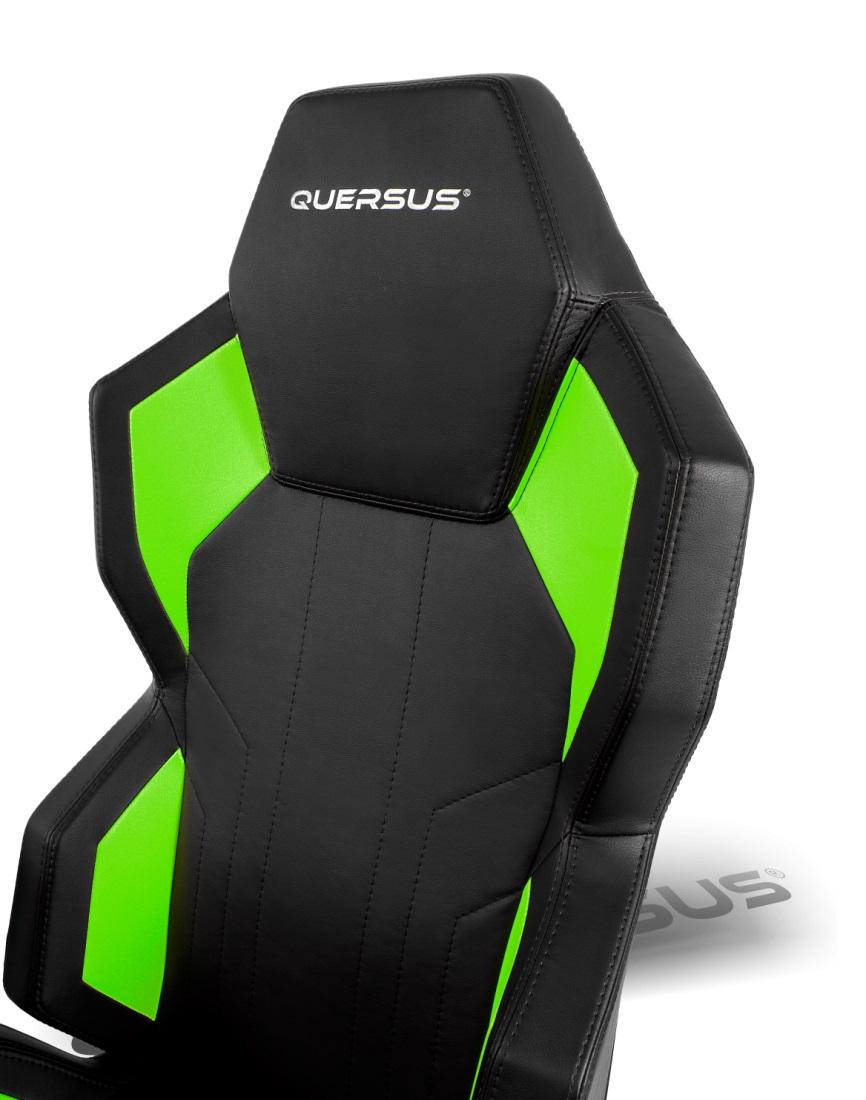 Fotel Quersus G702/XG - GEOS 702 (czarno-zielony)