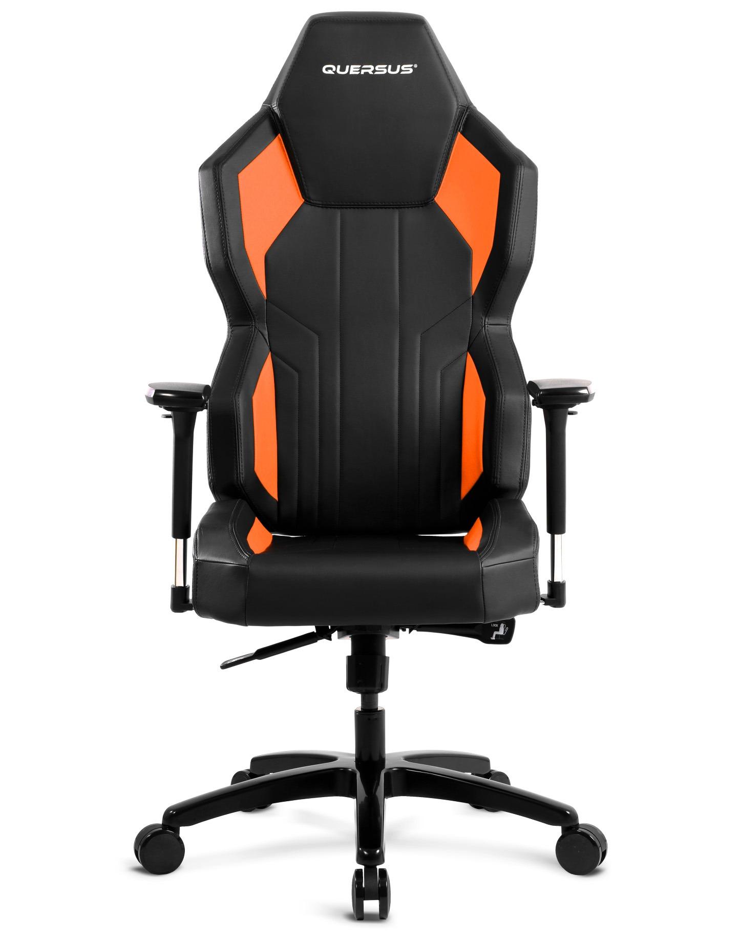 Fotel Quersus G702/XO - GEOS 702 (czarno-pomarańczowy)