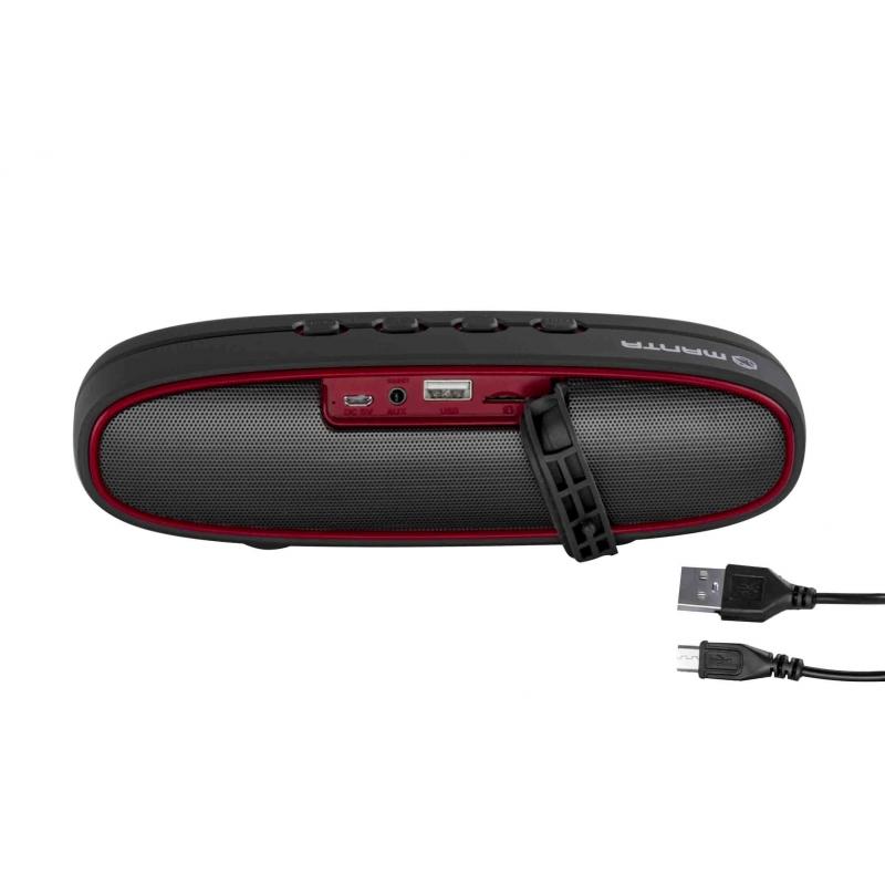 Głośnik Bluetooth Manta SPK303RD FORTAN 10W Czarno-czerwony
