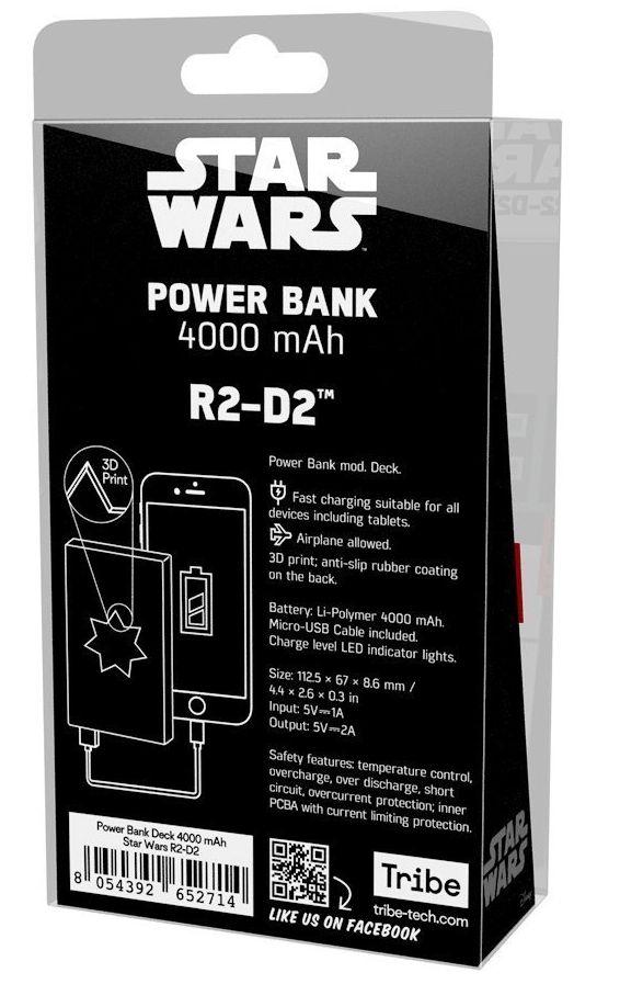 Powerbank Tribe PBD20707 Gwiezdne Wojny R2-D2 4000 mAh