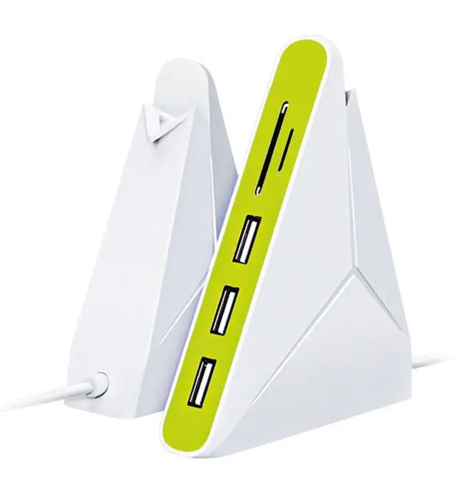 Hub USB Omega OUHCRW Biały