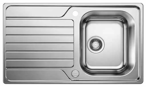 Zlewozmywak Blanco DINAS 45 S 523378 Stalowy Srebrny