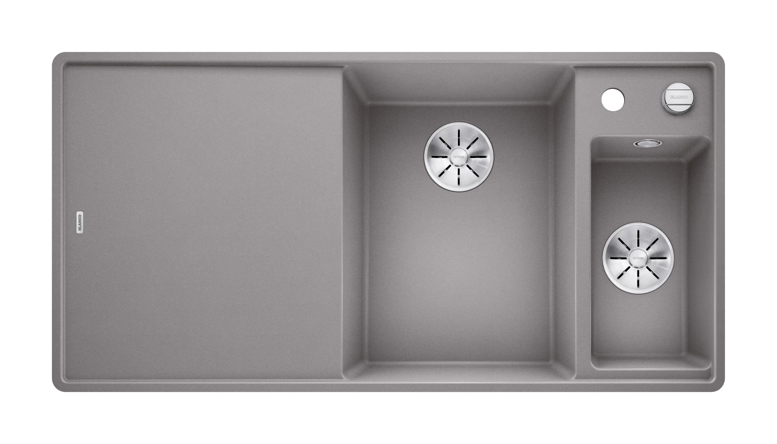 Zlewozmywak Blanco AXIA III 6 S 523474 Komora z prawej strony Granitowy Alumetalik