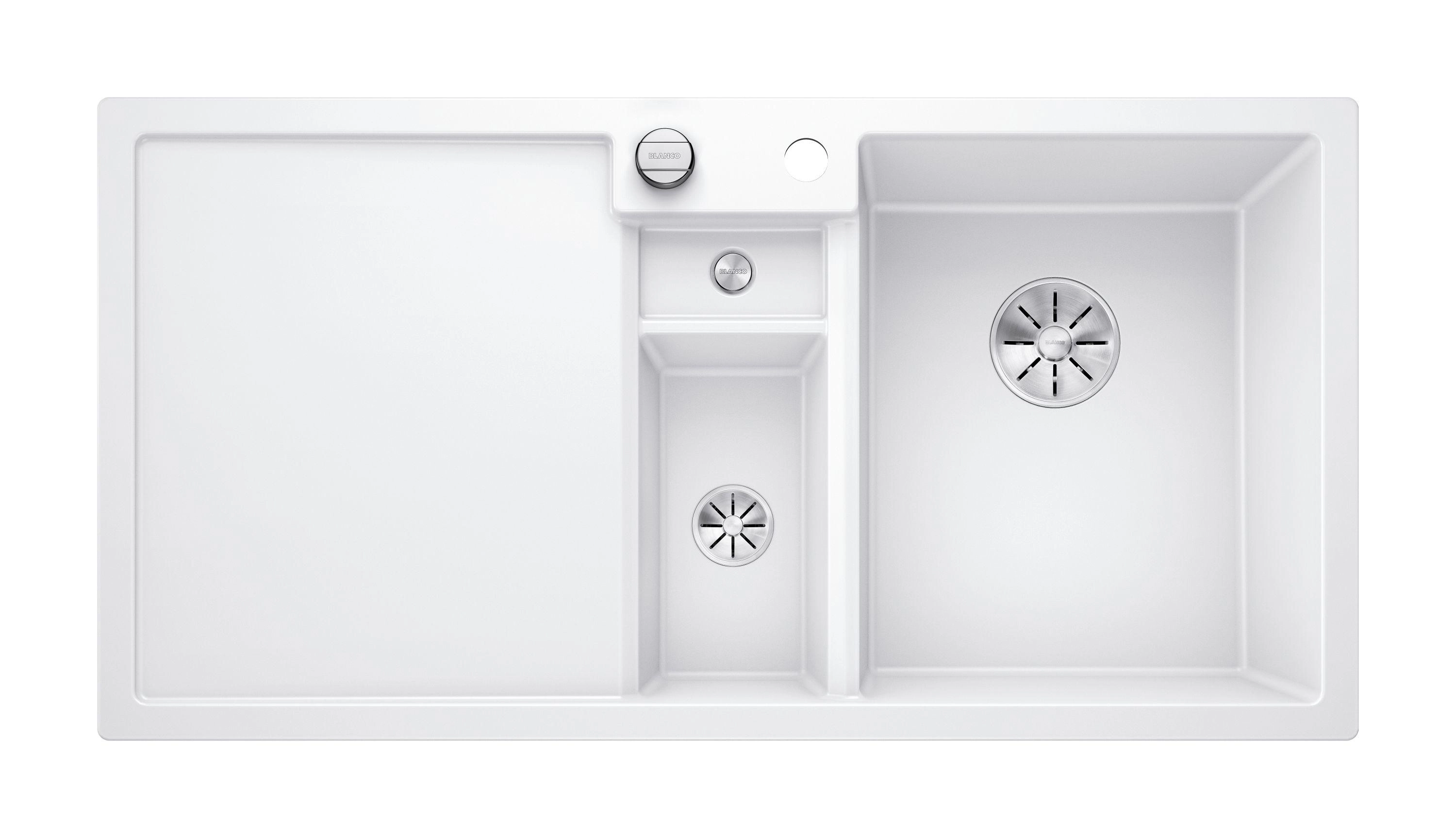 Zlewozmywak Blanco COLLECTIS 6 S 523348 Komora z prawej strony Granitowy Biały