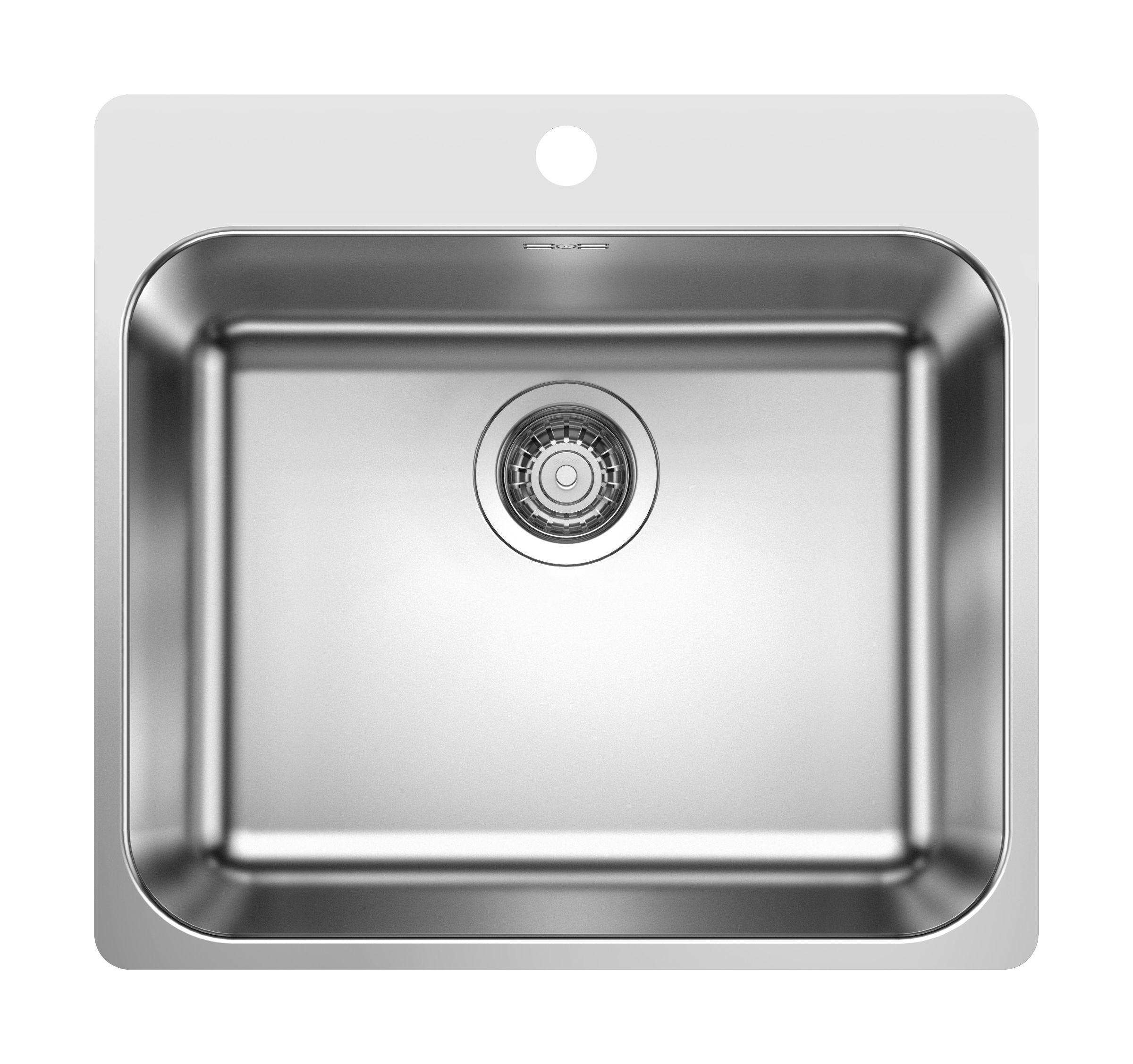 Zlewozmywak Blanco SUPRA 500-IF/A 523363 - stalowy - wpuszczany w blat/montowany na równi z blatem