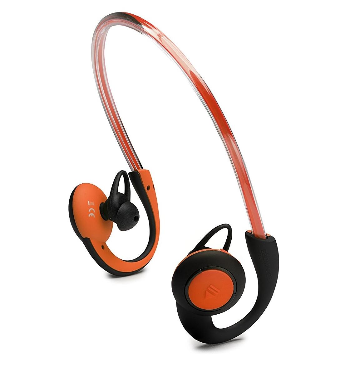 Słuchawki bezprzewodowe Boompods Sportpods Vision (pomarańczowy)