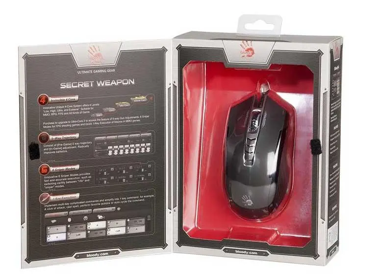 Myszka gamingowa A4tech Bloody P93 Czarny