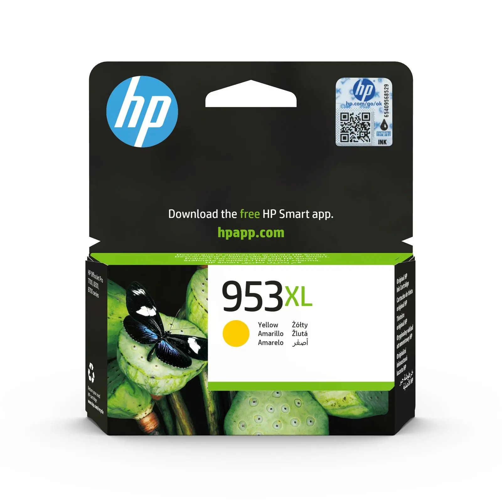 Tusz HP F6U18AE nr 953XL Żółty 20 ml