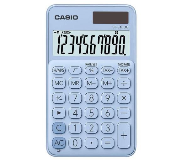 kalkulator standardowy Casio SL-310UC (jasnoniebieski)