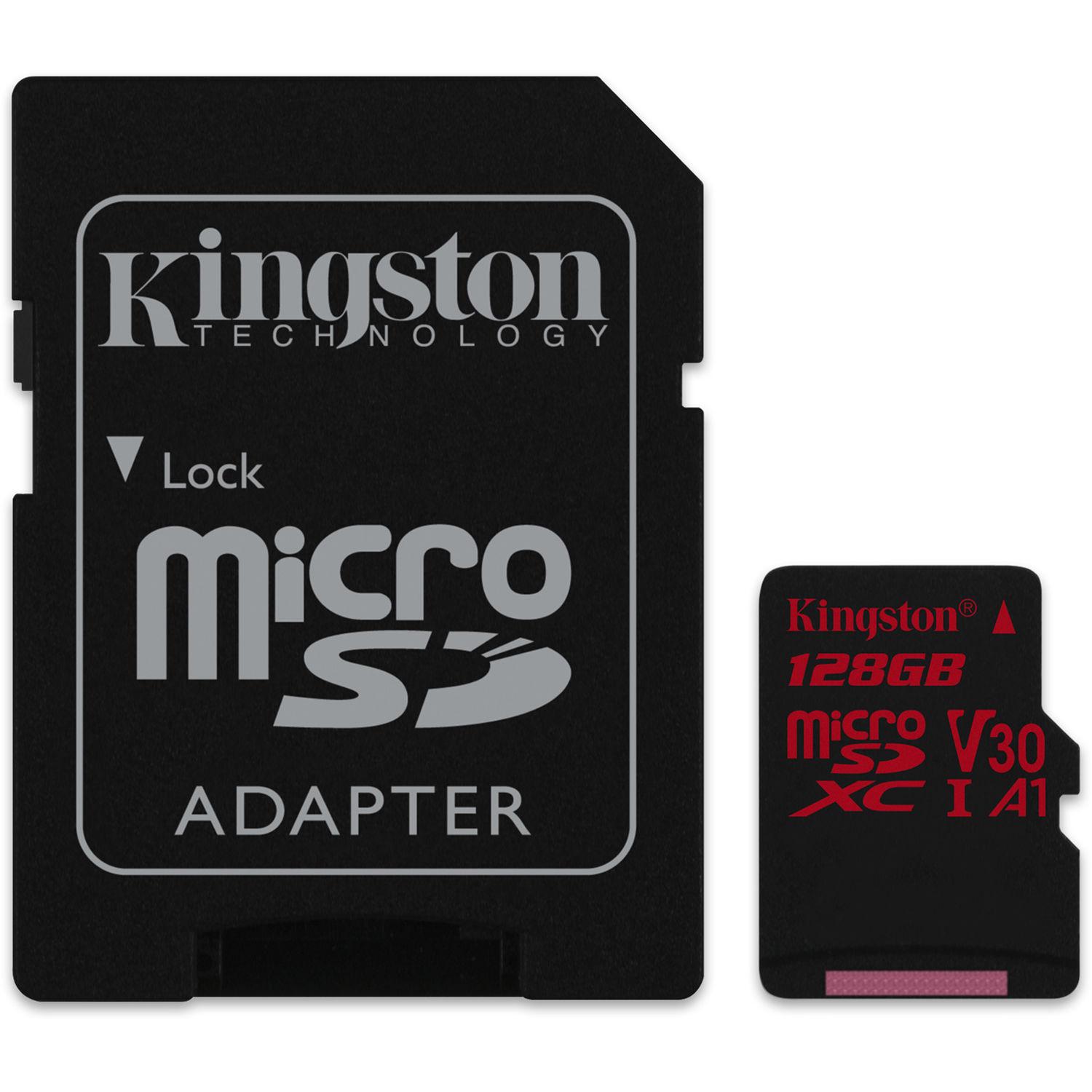 Kingston Canvas React microSDXC 128GB UHS-I + adapter