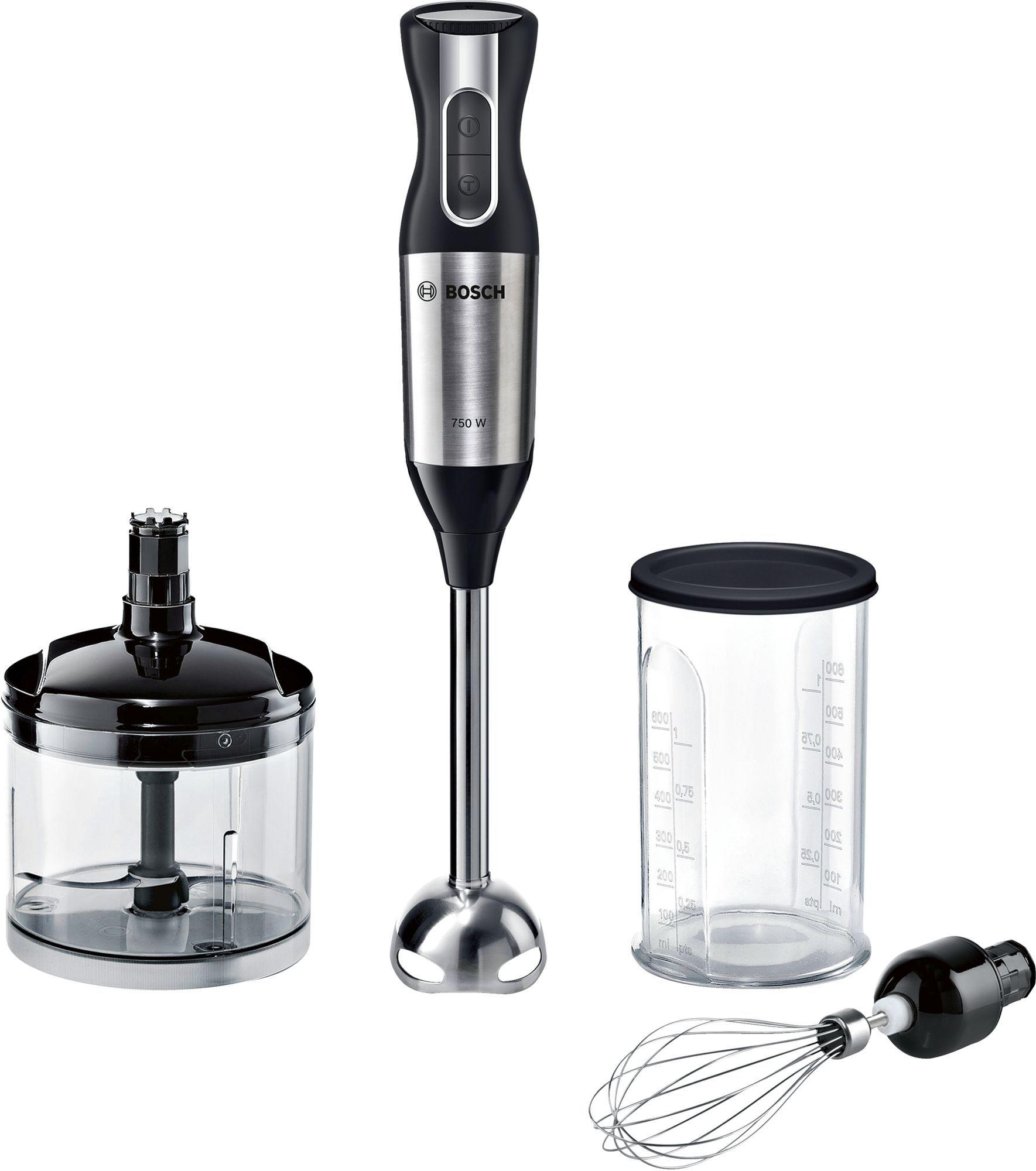Blender Bosch ErgoMixx MSM6S50B 750W Mini rozdrabniacz Końcówka do ubijania
