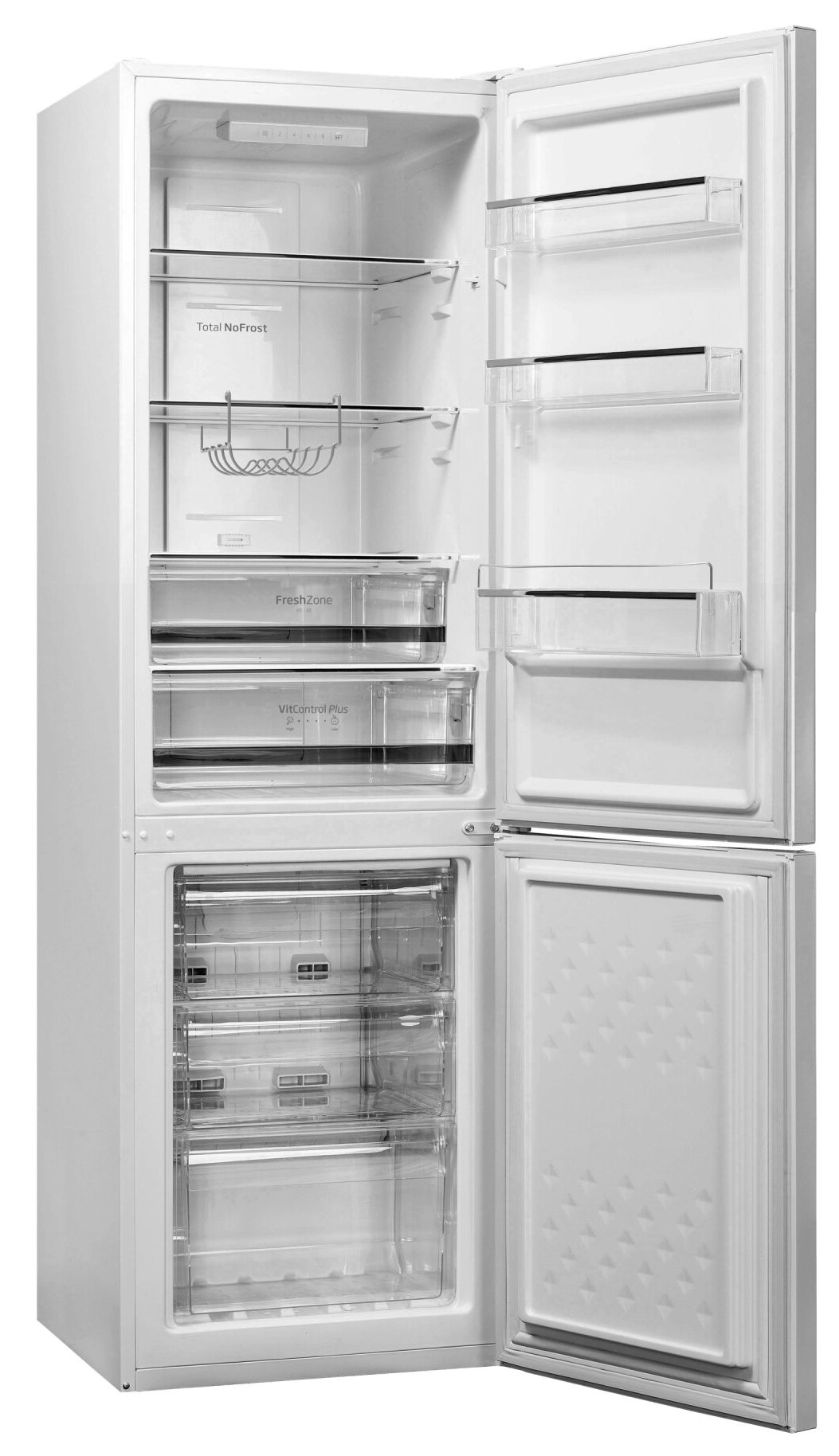Lodówka Amica FK2695.4FT Pełny No Frost 170cm Biały