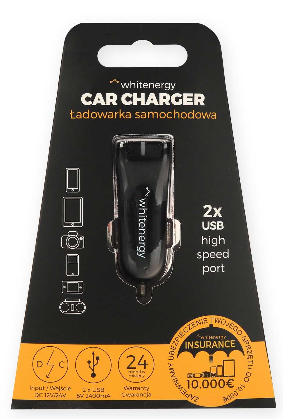 Ładowarka samochodowa Whitenergy 10423