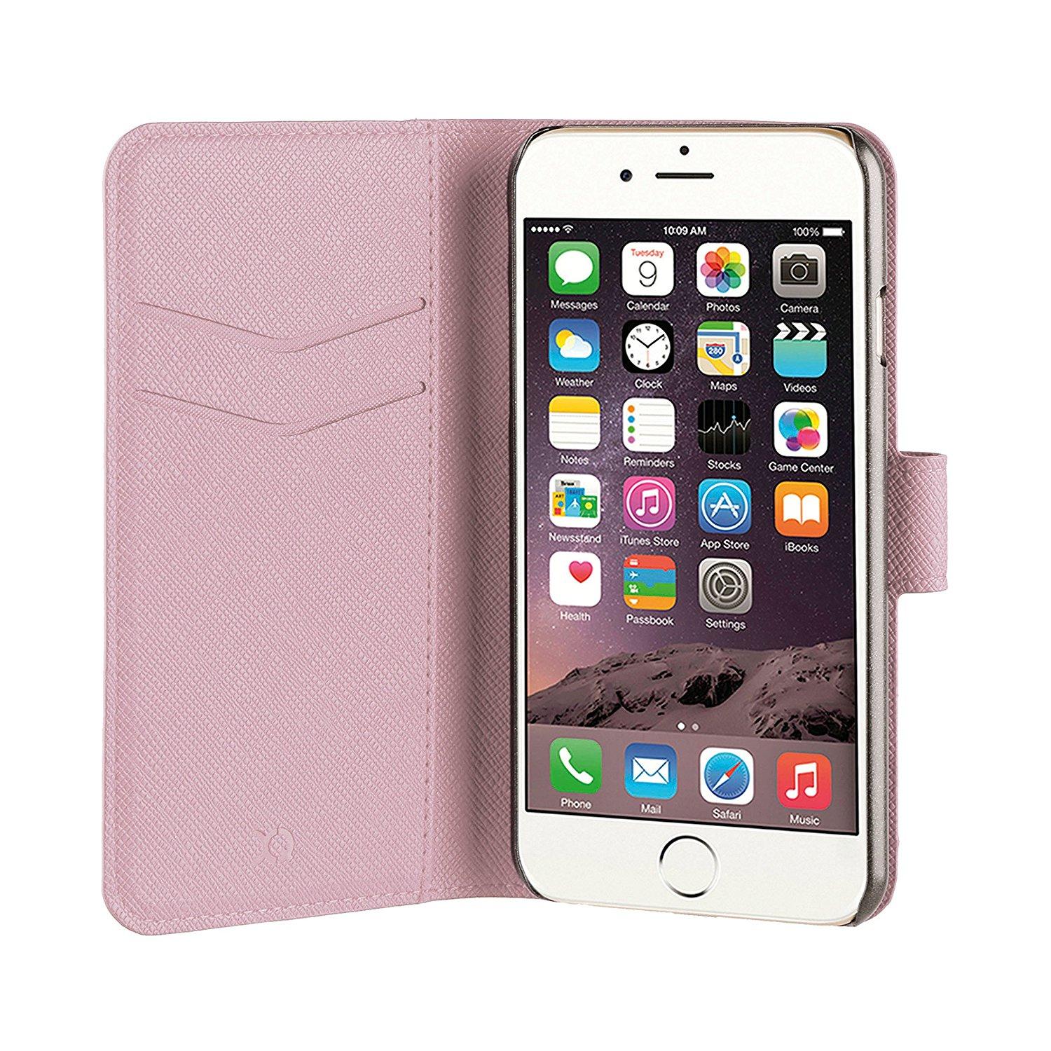 Xqisit Viskan Wallet iPhone 6/6S/7/8 Plus (różowy)